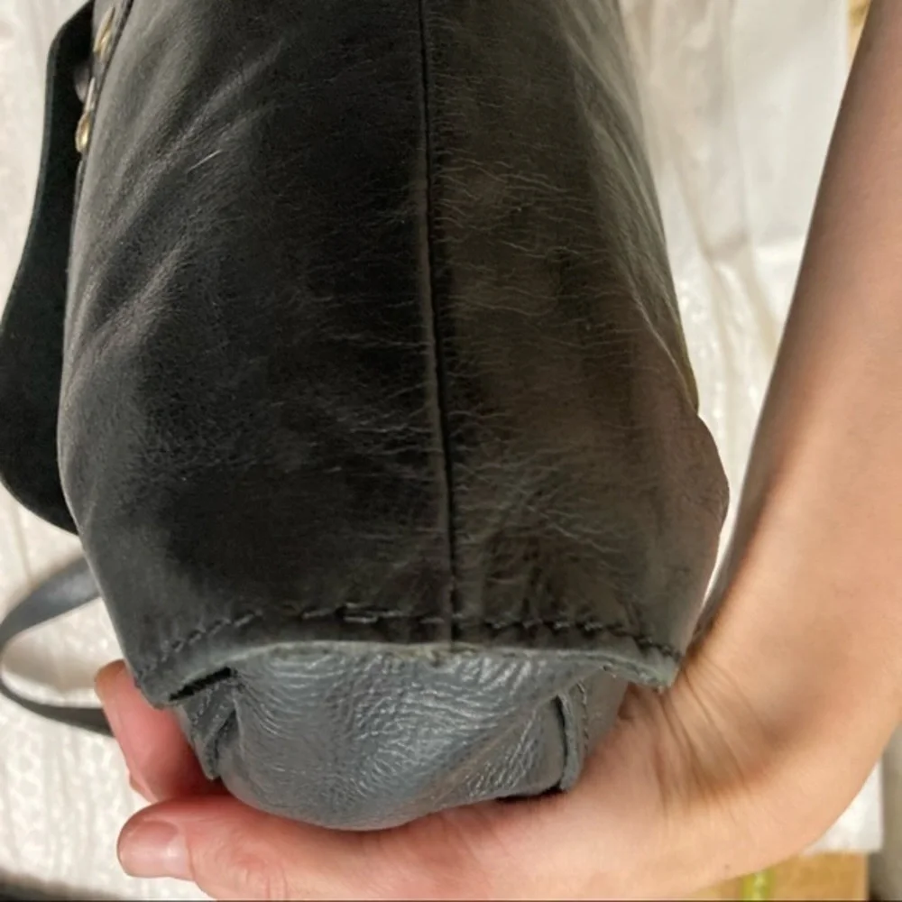 Patricia nash ergo studded distressed leather hobo bag